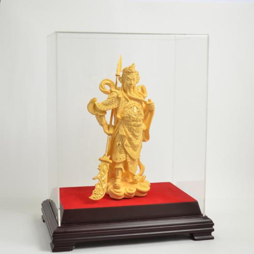 純金仕上げ 関羽様の神像(大)