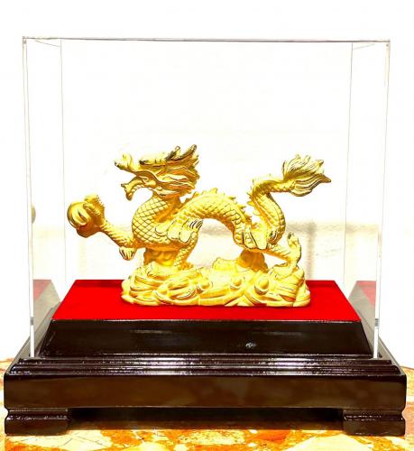 純金仕上げ 吉祥龍