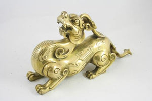 銅製　ヤアズの置物